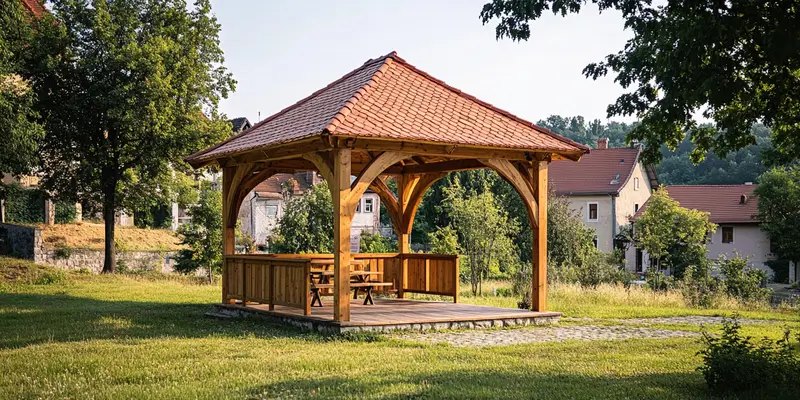 Jak zabudować ściany altany ogrodowej?