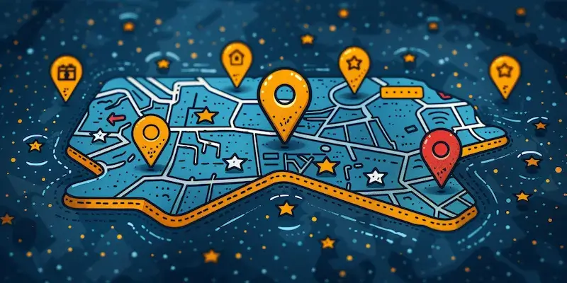 Pozycjonowanie mapa Google