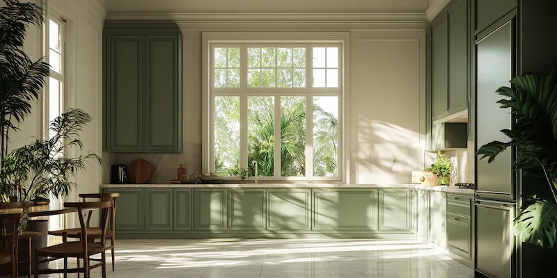 Co na ścianę między meble kuchenne?