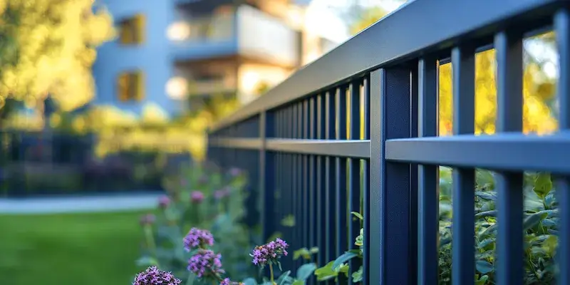 Alu Zäune aus Polen mit Montage