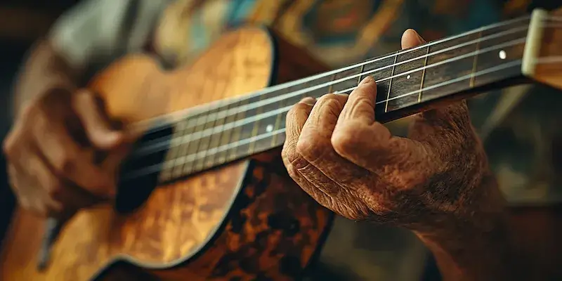 Czy chwyty na ukulele są takie same jak na gitarę?