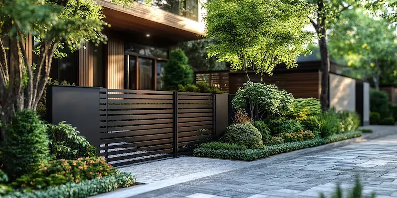 Gartenzaun Metall Polen